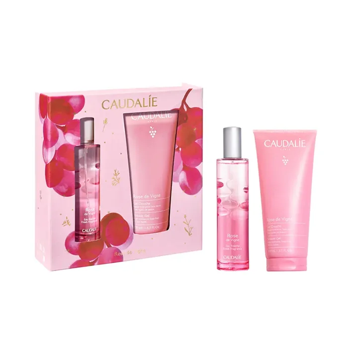 Caudalie Rose De Vigne Eau Fraiche Spray 50ml Set 2 Pieces Image 1