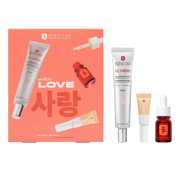 Erborian CC Crème Colour Correcting Cream Spf30 Clair 40ml Set 3 Pieces Image 1