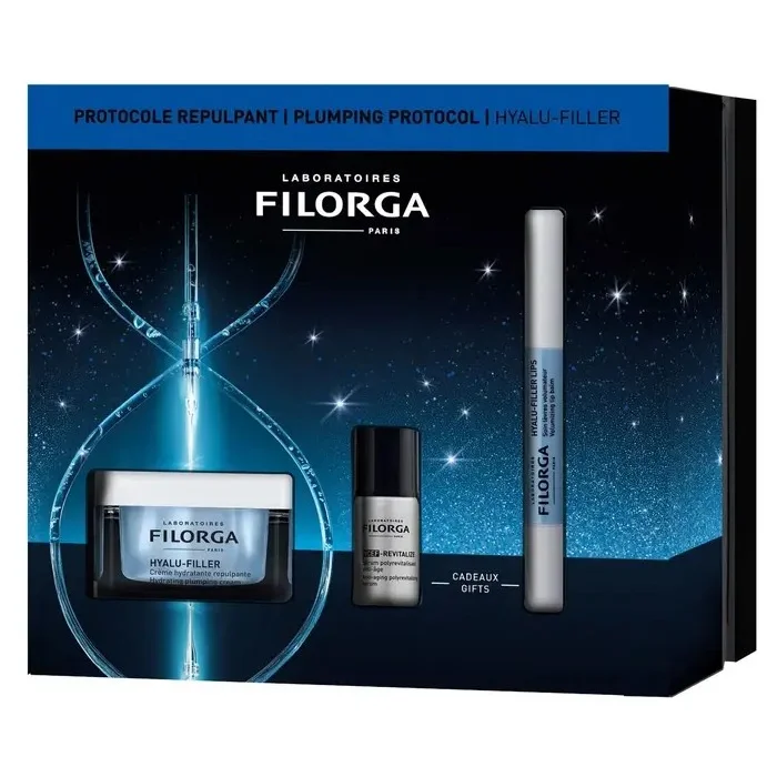 Filorga Hyalu-Filler Hydrating Plumping Cream 50ml Set 3 Pieces Image 1