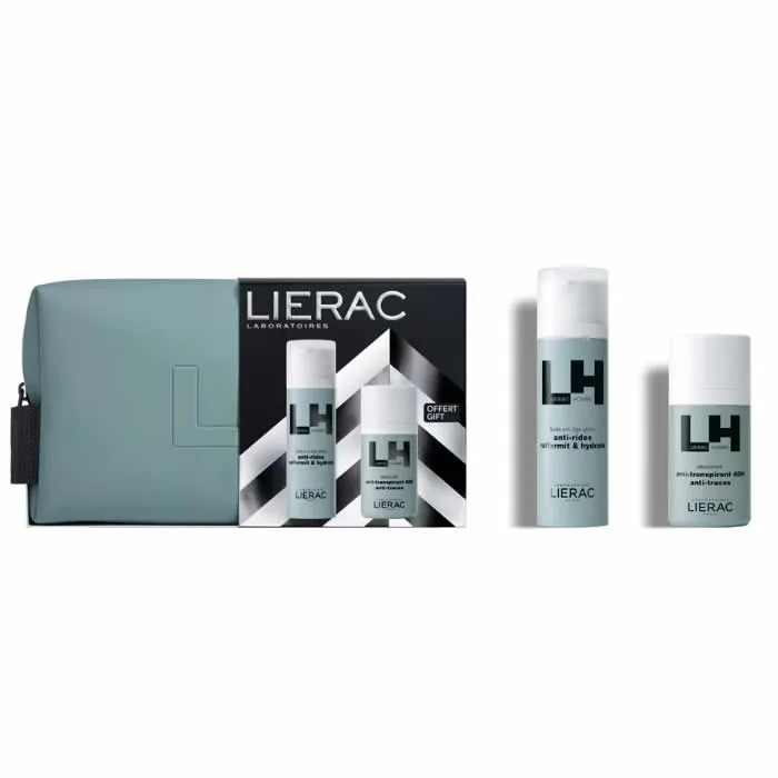 Lierac Homme Fluide Anti Age Global 50ml Set 3 Pieces Image 1