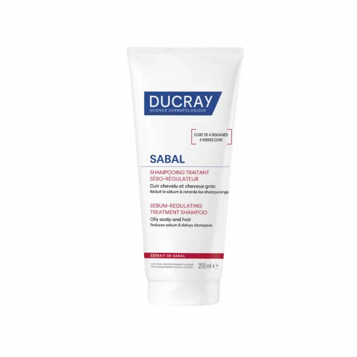 Ducray Sabal Sebum Regulating Treatment Shampoo 200ml Image 1