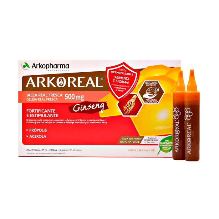Arkopharma Arkoreal Royal Jelly + Ginseng 20U Image 1