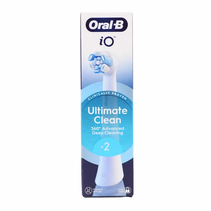 Oral-B IO Ultimate Clean Replacement Heads 2 Pack Image 1
