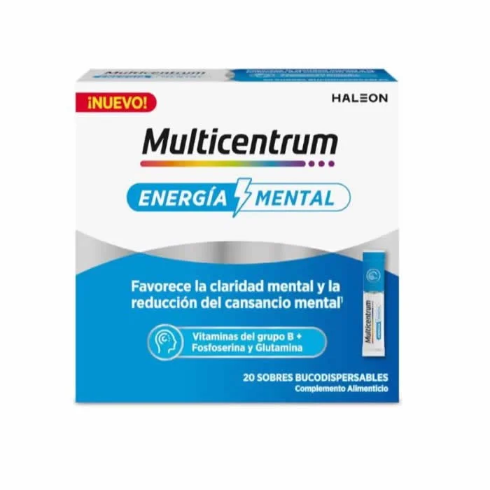Multicentrum Mental Energy 20 Orodispersible Sachets Image 1