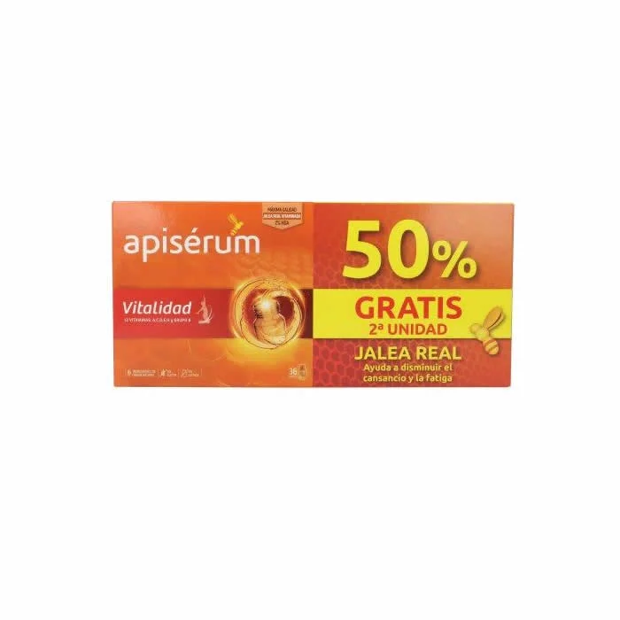 Apisérum Vitality Royal Jelly 2x18 Vials Image 1