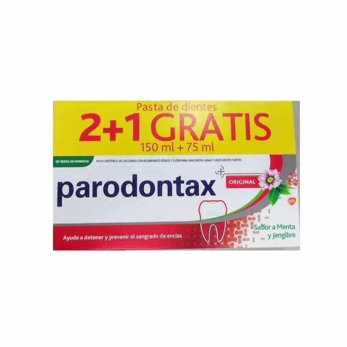 Parodontax Original Herbal Fresh Toothpaste 3×75 ml Image 1
