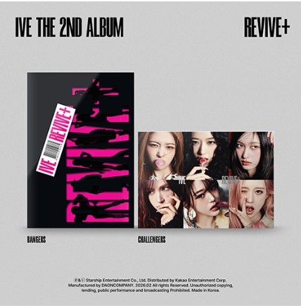 IVE 2nd Album [REVIVE+] (BANGERS Ver. / CHALLENGERS Ver.) Random Pick