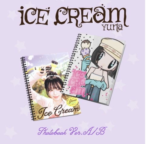 YUNA (ITZY) 1st Mini Album [Ice Cream] (Photobook Ver.) (A Ver. / B Ver.) Random pick