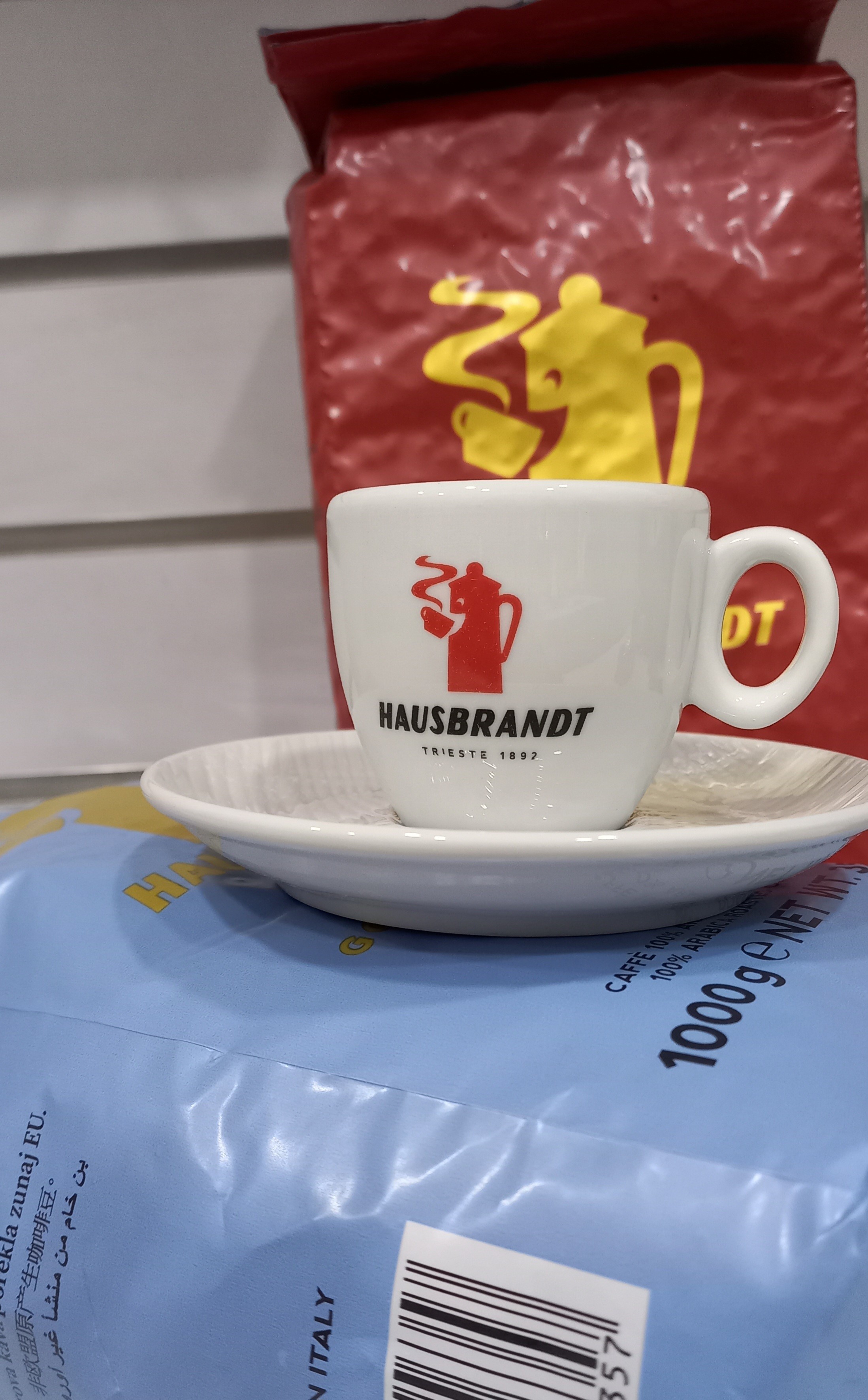 Hausbrandt Φλιτζάνι Espresso από Πορσελάνη Λευκό 60ml