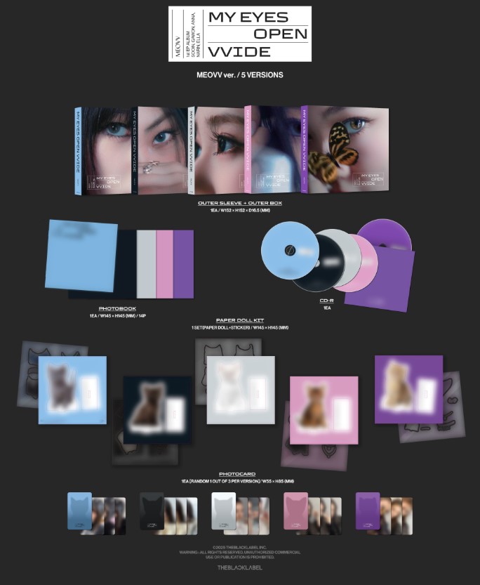 MEOVV 1st EP Album [MY EYES OPEN VVIDE] (MEOVV Ver.)