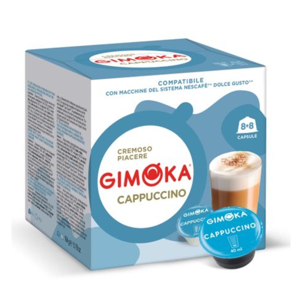 GIMOKA 16CAPS. DOLCE GUSTO AMERICANO CAPPUCCINO
