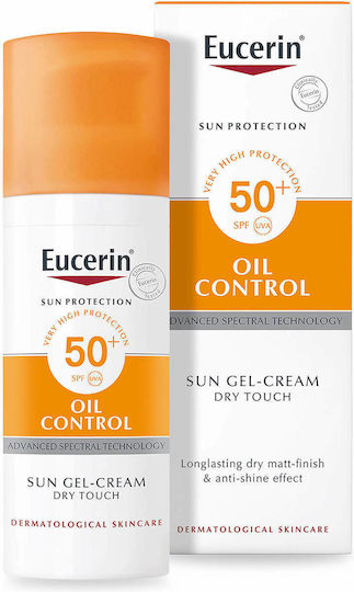 Eucerin Sun Protection Αντηλιακό Gel Προσώπου SPF50 50ml