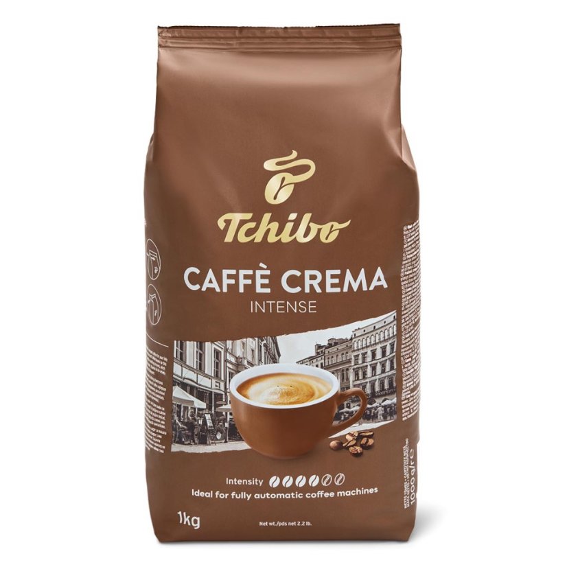Coffee Bean Tchibo Cafe Crema Intense 1 kg