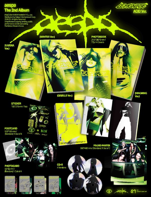 aespa 2nd Full Album [LEMONADE] (ACID Ver.)