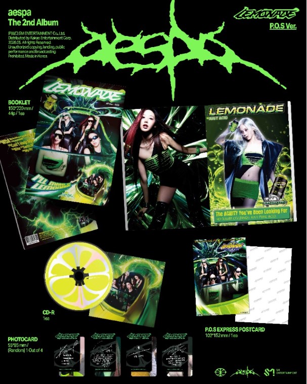 aespa 2nd Full Album [LEMONADE] (P.O.S Ver.)