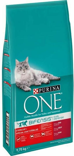 PURINA One Sterilcat Wołowina - dry cat food - 9,75kg