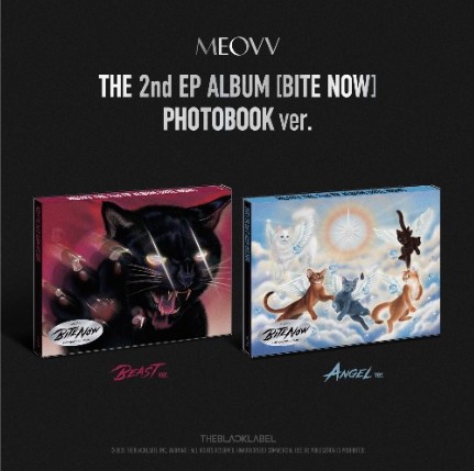 MEOVV 2nd EP Album [BITE NOW] (PHOTOBOOK Ver.) (BEAST Ver. / ANGEL Ver.) Random pick
