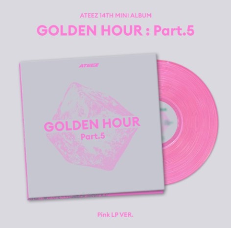 ATEEZ 14th Mini Album [GOLDEN HOUR : Part.5] (Pink LP Ver.)