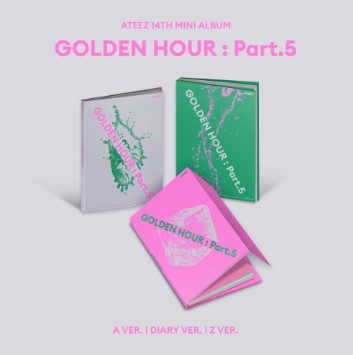 ATEEZ 14th Mini Album [GOLDEN HOUR : Part.5] (A Ver. / DIARY Ver. / Z Ver.) Random pick
