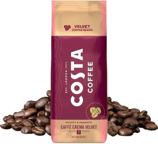 COSTA 1KG CAFFE CREMA VELVET - BEANS 