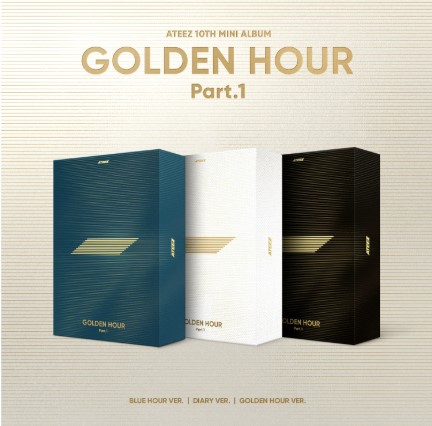 ATEEZ 10th Mini Album [GOLDEN HOUR : Part.1] (Random Ver.)