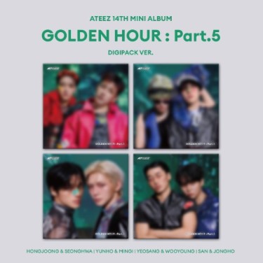 ATEEZ 14th Mini Album [GOLDEN HOUR : Part.5] (DIGIPACK UNIT Ver.)